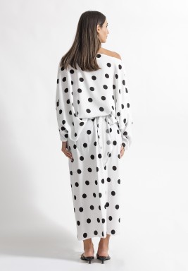 White Pol-Ka Dot Summer Set