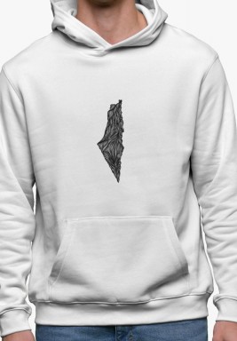 Palestine Map Hoodie 