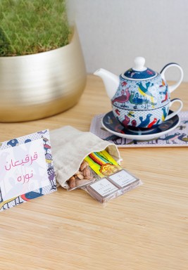 Bird of Paradise Gergean Tea for One Gift Set