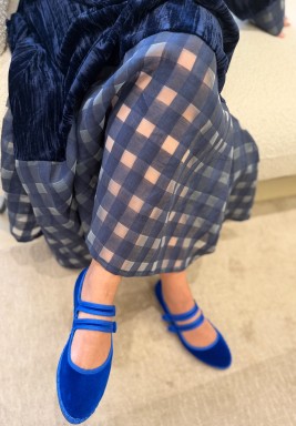 Navy Gingham
