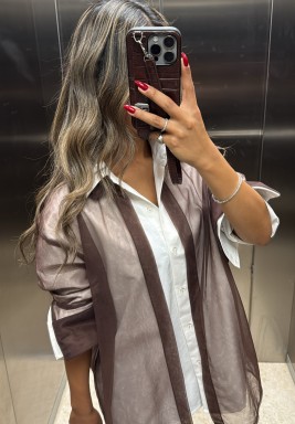 Double Shirt with Tulle 