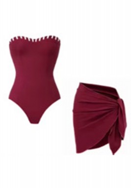 Red Swimwear Set