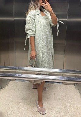 Sage Green Checkered Set
