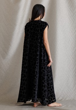 Black Velvet Kaftan
