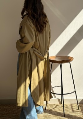 Palermo Khaki Trench Coat