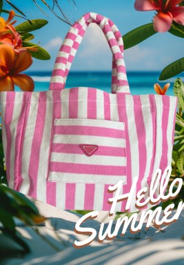 Pink Beach Bag