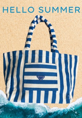 Blue Beach Bag
