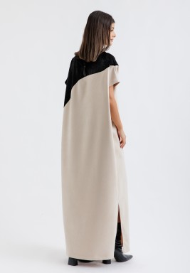 Black and Cream Kaftan
