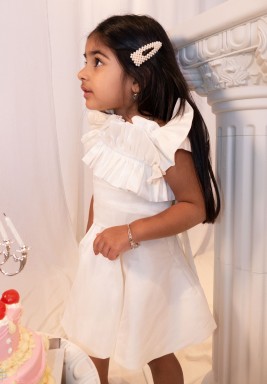 Mini X Ruffle (White)