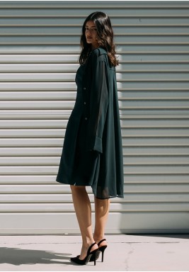 Dark Teal Shirts and Dress Set