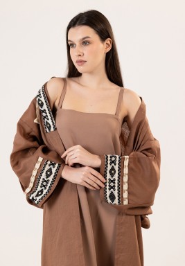 Two-Piece Mandarin Collar Set