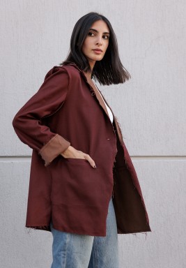 Brown Reversible Blazer