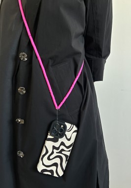 Neon Pink Phone Strap