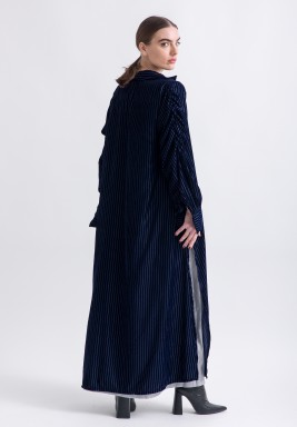 Layered Velvet Navy Set