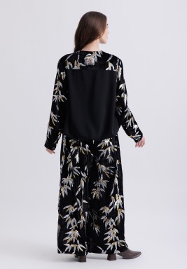 Silver & Gold Leaves Embroidery Set