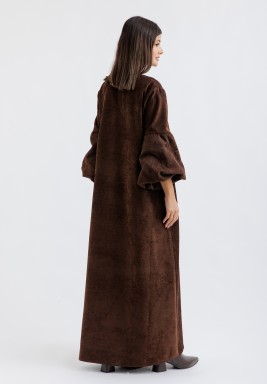 Brown Textered Kaftan