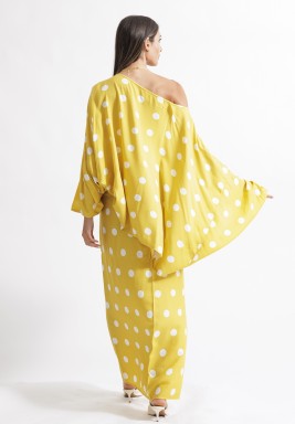 Yellow Pol-Ka Dot Summer Set