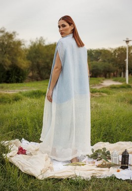 Sea Breeze Sleeveless Bisht Set