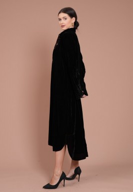 Black Velvet Kaftan