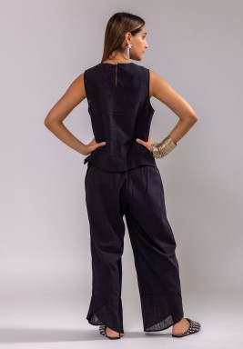 Black Linen Set