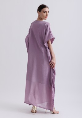 Lavender Light Embroidered Kaftan