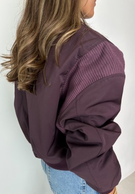 Maroon Bomber Jacket