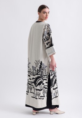 Layered Stitch Emblished Set