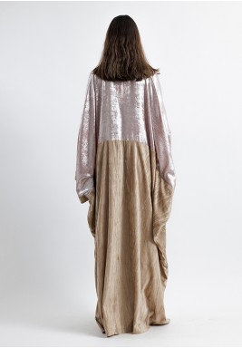 Plaid Velvet Kaftan