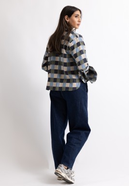 Multiple Colors Checkered Shirt 