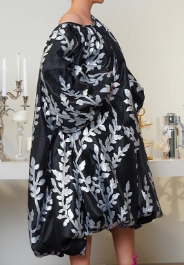 Noir Silver Kaftan