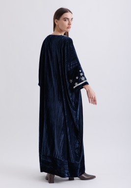 Navy Velvet Sahara Kaftan