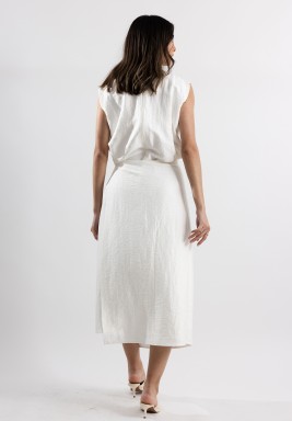 Off-white Linen Dress 