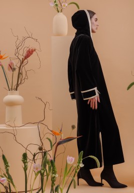 Black Moraccan Velvet Kaftan