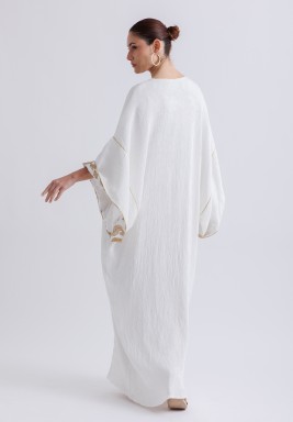 Golden Embroidery Kaftan
