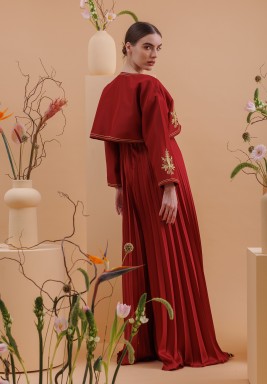 Burgundy Jumpsuit & Jacket 