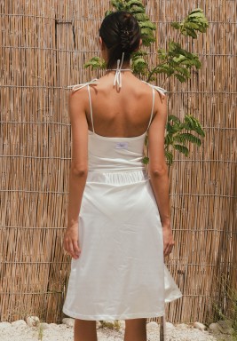 Metallic Swimsuit - White 