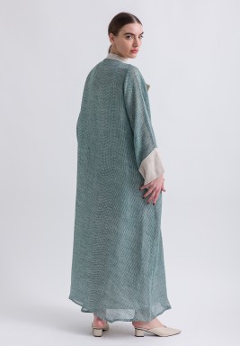 Mesh Embroidered Kaftan