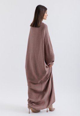 Dusty Pink Draped Kaftan