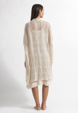 Cream Towel Cover-up Set