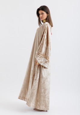 Lubdah Velvet Golden Beige Daraa