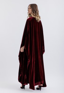 Ruby Velvet Cape