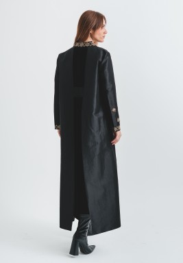 Black Snow Fall Trench