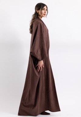 Espresso Suede kimono 