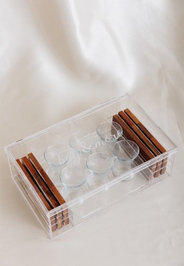 Mother of Pearl Tea Set - Striped