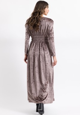 Grey Tied Waist with Rope