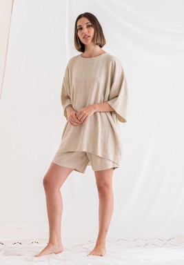 Beige Oversized Tee