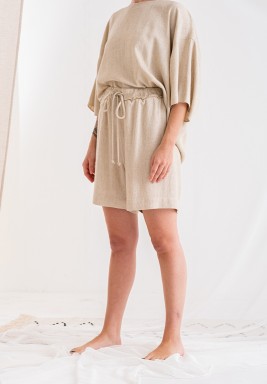 Beige Shorts