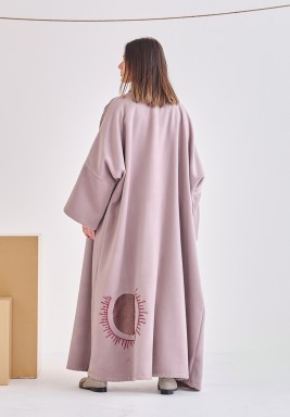 Lavender Circles Bisht