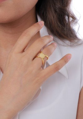 Oval Links Set Of A Bracelet & Ring