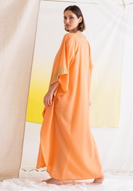 Peach Maxi Dress